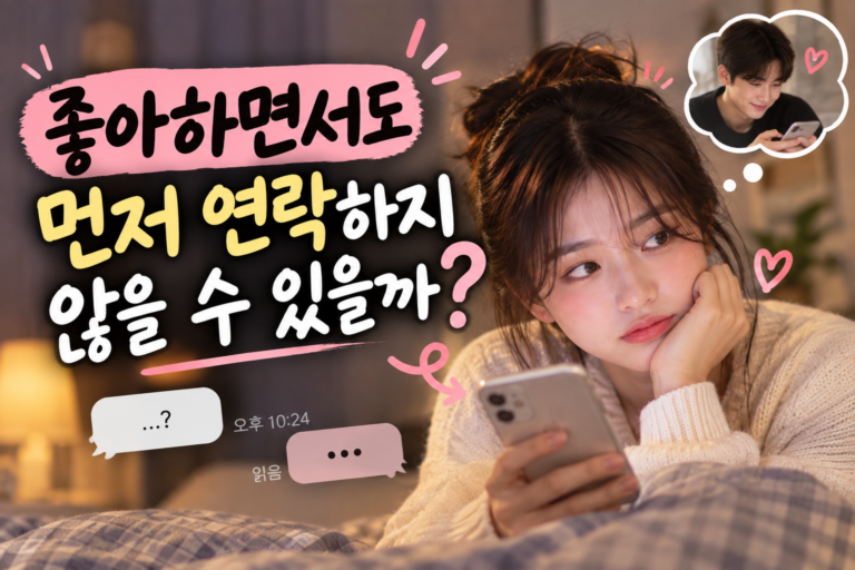 연락하지 않는 이유